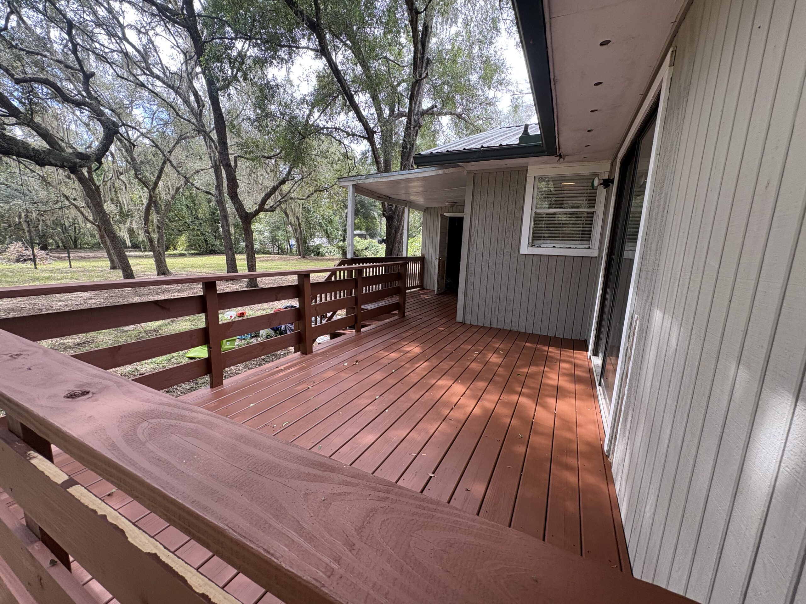 Back deck rebuilt
