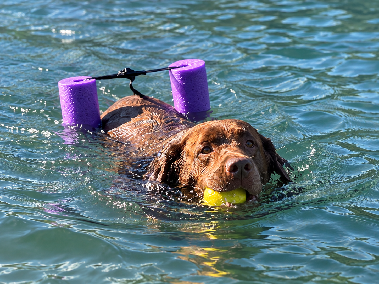 Peppers swimming