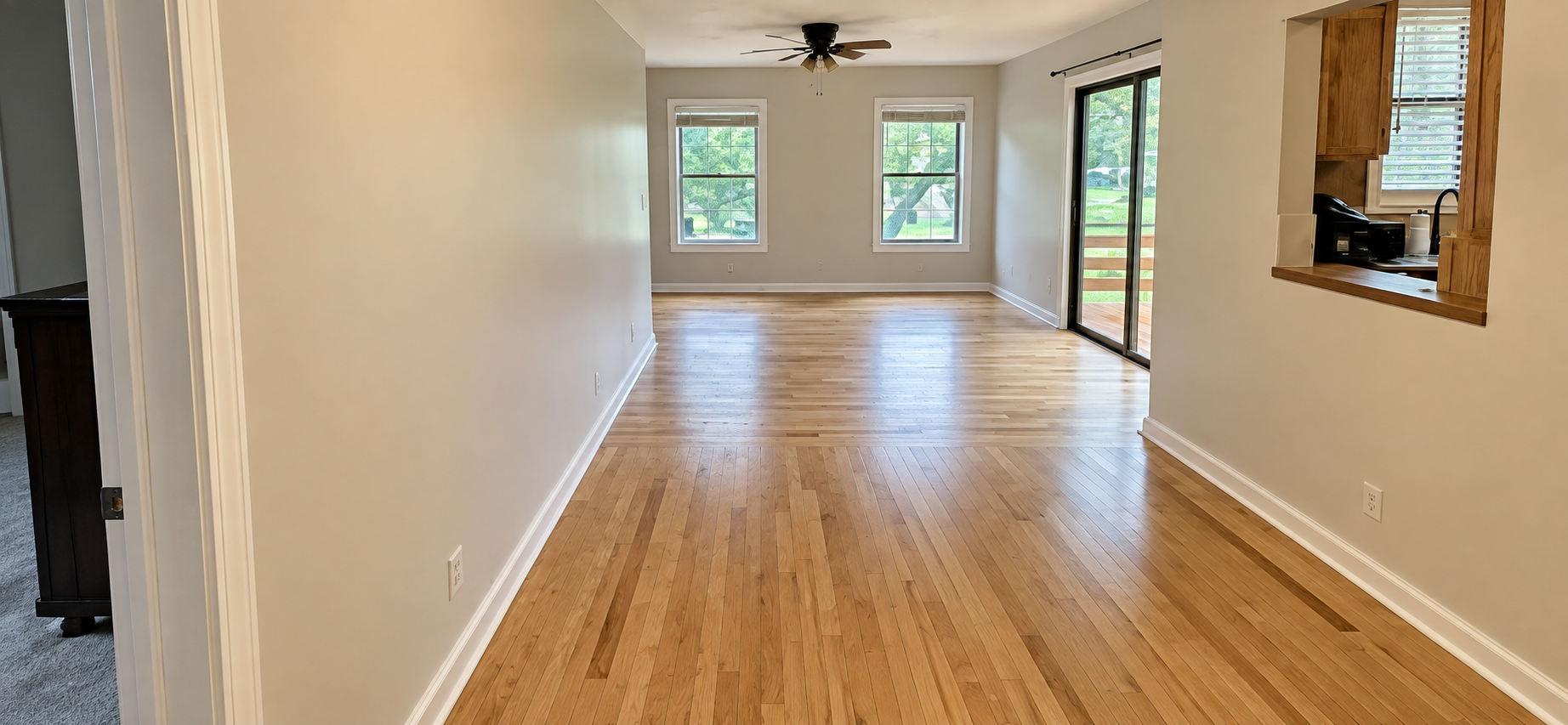 Wood floors refinished